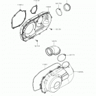 MULE PRO-MX EPS LE Крышка вариатора