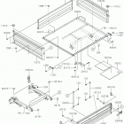 MULE SX (KAF400RKF) Багажник-кузов