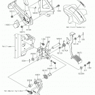 MULE PRO-FXT (KAF820DKF) Brake pedal  /  throttle lever