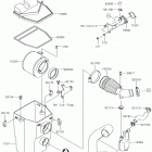 MULE SX (KAF400HKF) Air cleaner(hkf)(us)