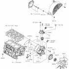 MULE PRO-DXT (KAF1000BKF) Водяной насос