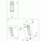 MULE SX (KAF400LKF) Амортизатор