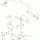 MULE SX (KAF400JKF) Глушитель