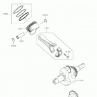 MULE SX (KAF400PKF) Crankshaft  /  piston(s)