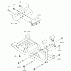 MULE 4000 TRANS (KAF620WKF) Крепление двигателя