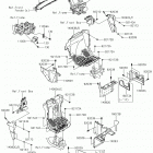 TERYX (KRF800FKF) Детали рамы (фронт)