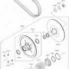 TERYX4 (KRT800FKF) Driven converter  /  drive belt