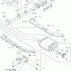 MULE PRO-DXT (KAF1000BKF) Глушитель