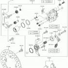 MULE PRO-FXT (KAF820AKF) Задний тормоз