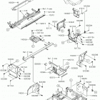 MULE PRO-FXR (KAF820KJF) Детали рамы (зад.)