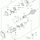MULE SX (KAF400PKF) Стартер
