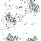 TERYX4 (KRT800HKF) Картер двигателя