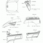 TERYX4 (KRT800FKF) Decals(white)(fkf)