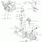 MULE PRO-DX EPS LE Крепление двигателя