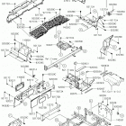 MULE PRO-FXT (KAF820DKF) Детали рамы (зад.)