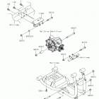 MULE 4010 4x4 (KAF620MKF) Крепление двигателя