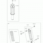 MULE SX (KAF400PKF) Амортизатор