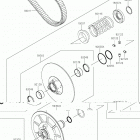 MULE PRO-DXT (KAF1000BKF) Driven converter  /  drive belt