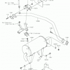 MULE SX (KAF400SKS) Глушитель