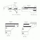 MULE PRO-FXT (KAF820CKF) Наклейки (черные)