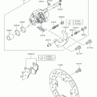 MULE PRO-FX (KAF820EJF) Передний тормоз