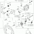 MULE PRO-FXR (KAF820KJF) Задний тормоз