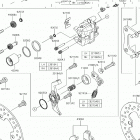MULE PRO-FXT (KAF820DKF) Задний тормоз