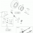 MULE PRO-MX (KAF700AKF) Rear hubs  /  brakes