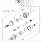 MULE PRO-FXT (KAF820AKF) Карданный вал
