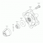 TERYX4 (KRT800HKF) Front hubs  /  brakes