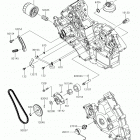 TERYX4 (KRT800GKFA) Масляный насос  /  масляный фильтр