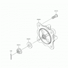 MULE PRO-FXR (KAF820KJF) Rear hubs  /  brakes