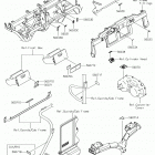 MULE 4010 TRANS4X4 (KAF620XJF) Лейбл предостережения