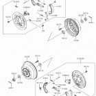 MULE SX Rear hubs  /  brakes