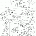 MULE PRO-DX Детали рамы (зад.)
