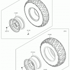 TERYX (KRF800FJF) Wheels  /  tires
