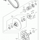 MULE PRO-FX Driven converter  /  drive belt