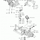 MULE PRO-FXT Крепление двигателя