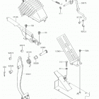MULE 4010 4x4 (KAF620MJF) Brake pedal  /  throttle lever