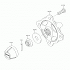 TERYX4 Front hubs  /  brakes