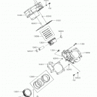 TERYX4 Цилиндр(ы) /  поршень