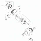 MULE SX Crankshaft  /  piston(s)