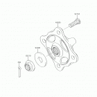 TERYX4 (KRT800GJFA) Front hubs  /  brakes