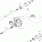 MULE SX (KAF400NJF) Задняя ось