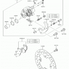 MULE PRO-DXT (KAF1000BJF) Передний тормоз