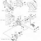 MULE PRO-DXT (KAF1000HJF) Brake pedal  /  throttle lever