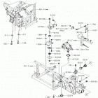 MULE PRO-DX Крепление двигателя