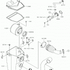 MULE SX (KAF400NJF) Air cleaner(nhf-njf)