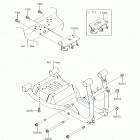 MULE 4000 Крепление двигателя