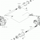 MULE SX (KAF400LJF) Задняя ось